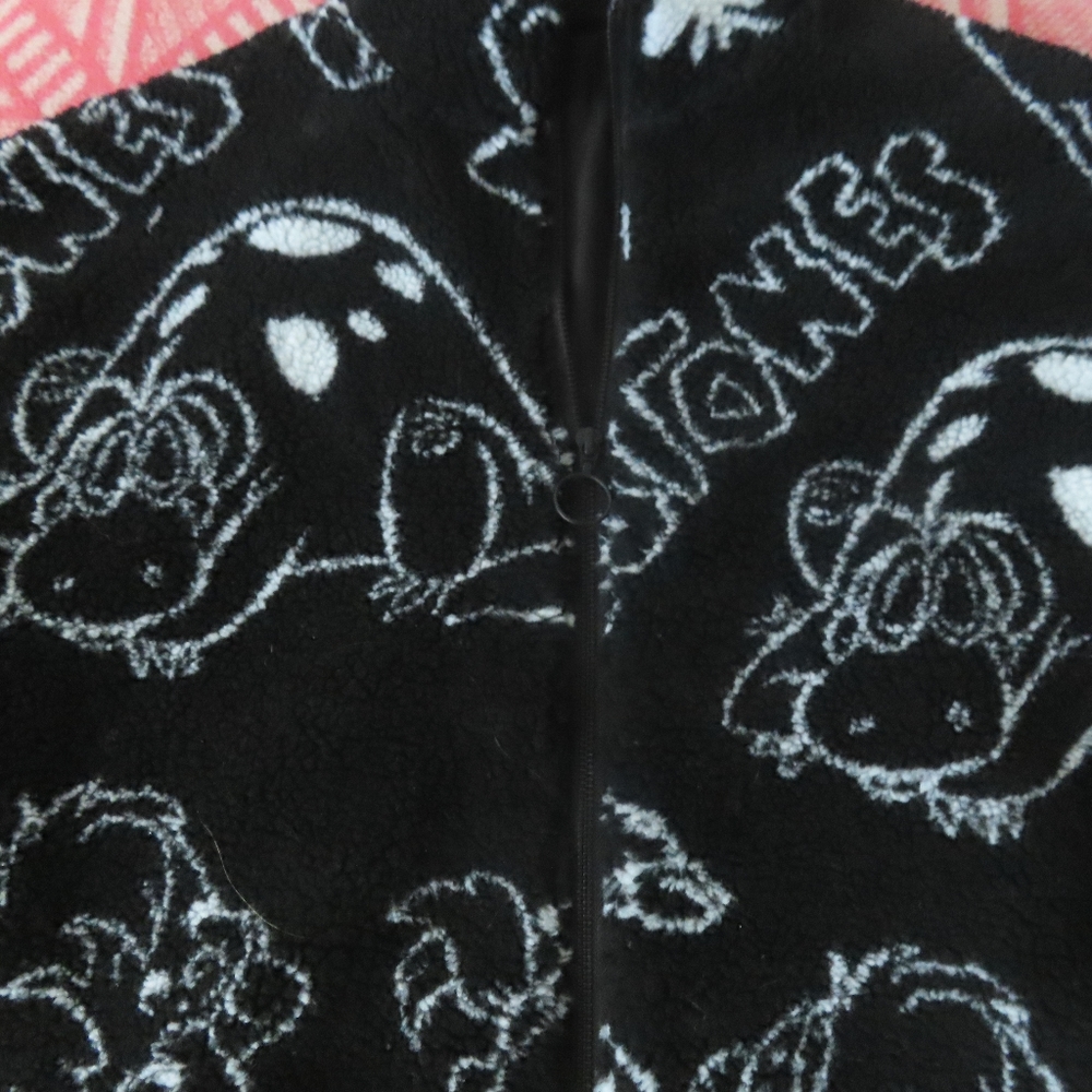 Lazy Oaf X The Flintstones Allover Print Fleece J… - image 3